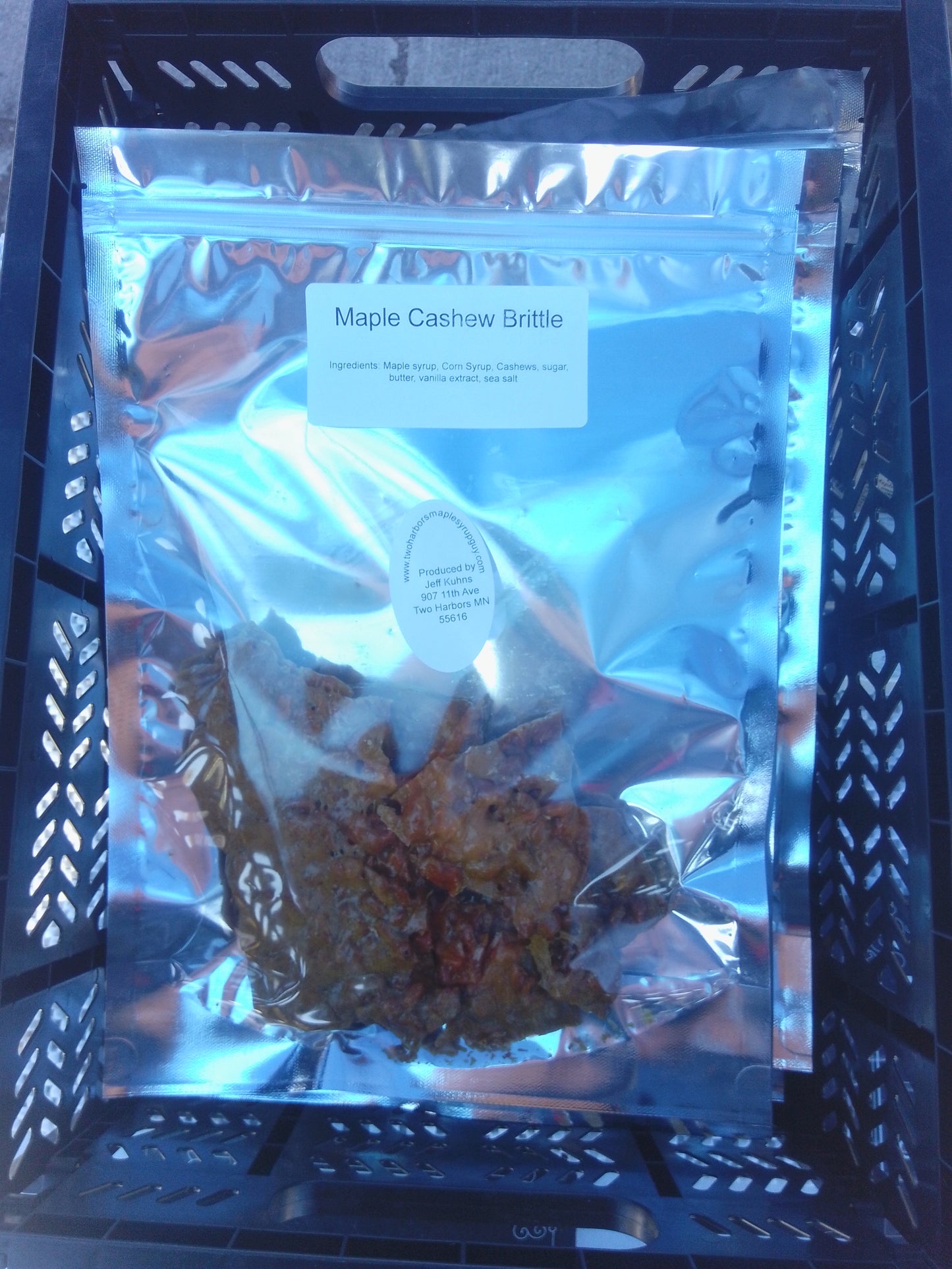 Maple Cashew Brittle